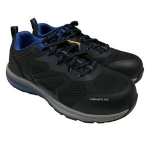 Herman Survivors Sneakers Womens 11 Black Blue Cassle Composite Toe Work Shoes